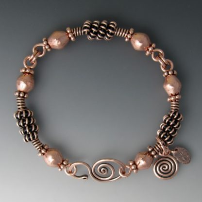 African Copper Bracelet, brc-111