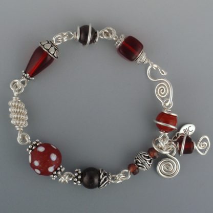 Shades of Red Bracelet, brs-28