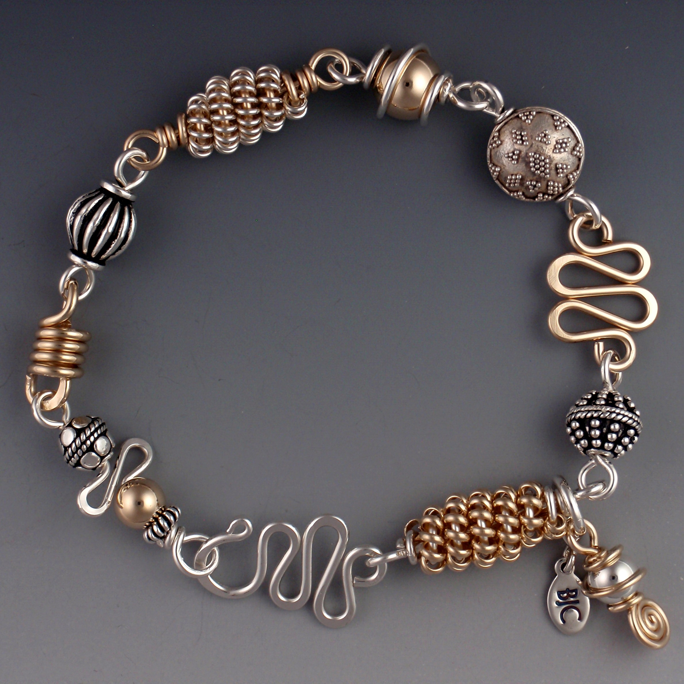 Silver & Gold Mix Bracelet BJChristian Designs Jewelry Beauty For