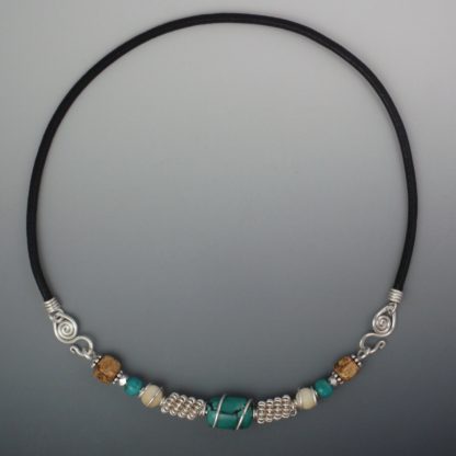 Turquoise Jasper Choker, chs-103