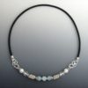Aquamarine Moonstone Choker, chs-64
