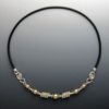 Silver and Gold Choker, chsg-67