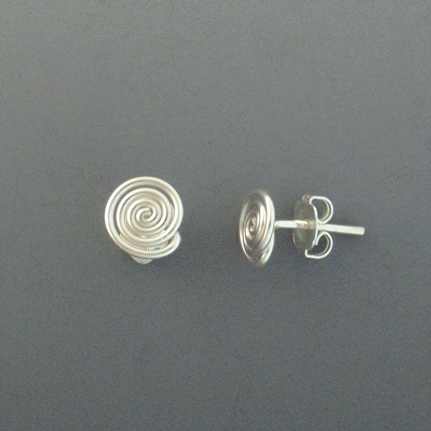 Spiral Post Earrings - BJChristian Designs Jewelry - Beauty For Your Soul