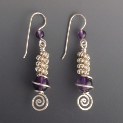 Amethyst Earrings, ers-346