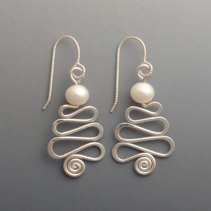 Pearl Trees Earrings, ers-348