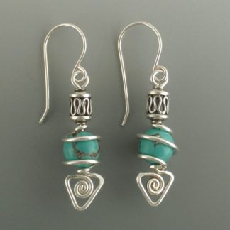 Turquoise Earrings, ers-355