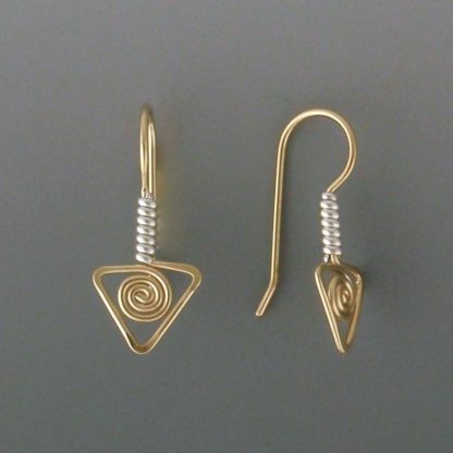 Silver and Gold Earrings, ergs-340