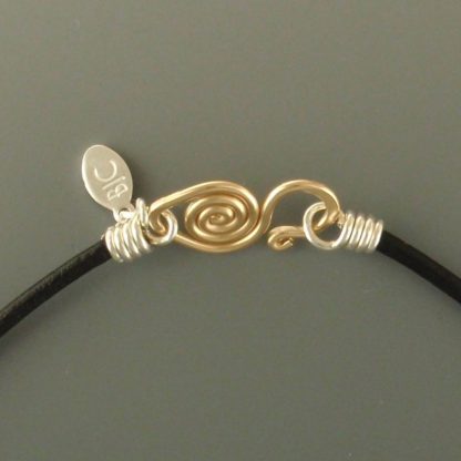 Silver and Gold Necklace Clasp