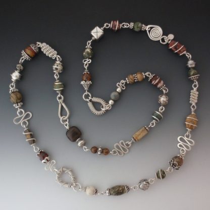 Jasper Necklace, nks-104