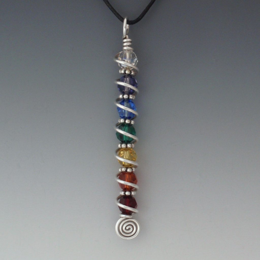 7 Chakra Crystals Pendant - BJChristian Designs Jewelry - Beauty For ...