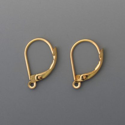 Gold Leverback Earwires