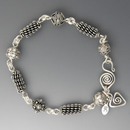 Oxidized Silver Bracelet, ers-149