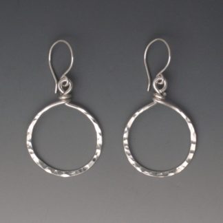 Hoop Earrings in Silver, ers-464