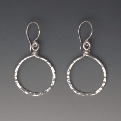 Hoop Earrings in Silver, ers-464