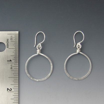 Hoop Earrings in Silver, ers-464