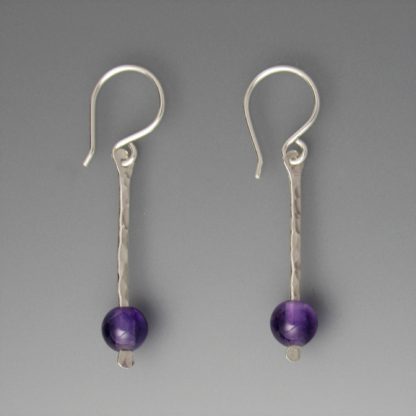 Amethyst Drop Earrings, ers-457