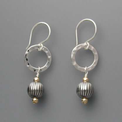 Silver and Gold Earrings, ersg-789