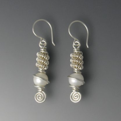 Pearl Earrings, ers-800-prl