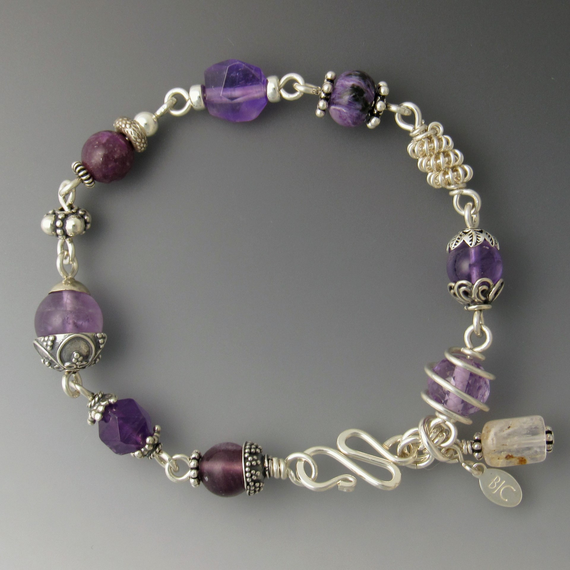 Purple Ray Bracelet - BJChristian Designs Jewelry - Beauty For Your Soul