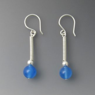 Blue Onyx Earrings, ers-795