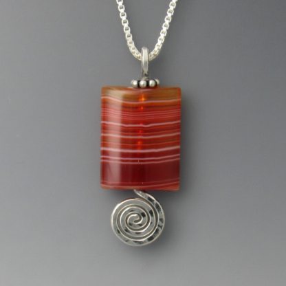 Orange Banded Agate, pds-425