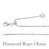 Adjustable Silver Rope Chain