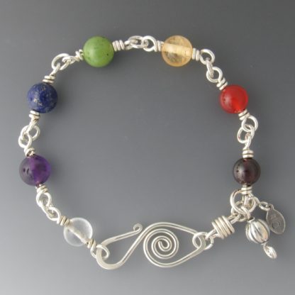 Chakra Stones Bracelet, brs-431