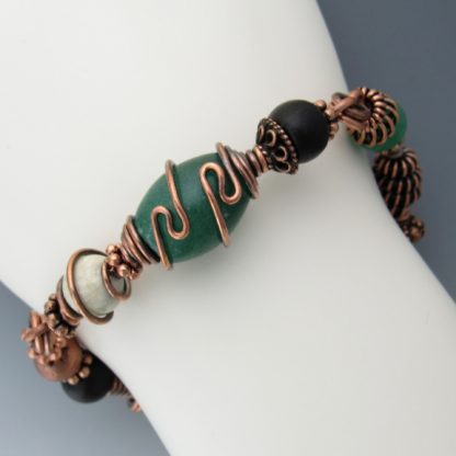 Copper Aventurine Bracelet, brc-41