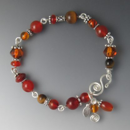 Sacral Chakra Bracelet, brs-ch2