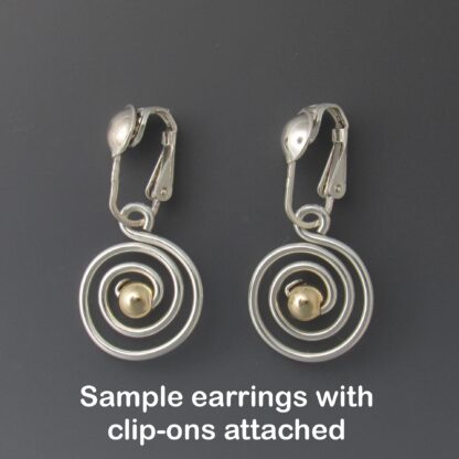 Silver Earrings Clip-Ons