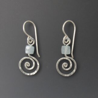 Aquamarine Earrings, ers-803