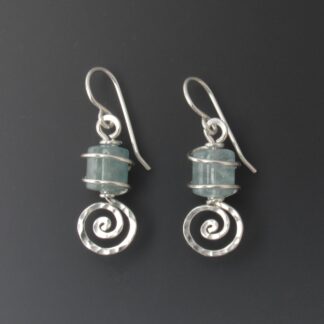 Aquamarine Earrings, ers-851