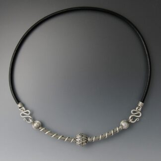 Bali Beads Oxidized choker, chs-134